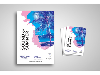 传单模板 夏天的声音(Flyer Template Sound of Summer)