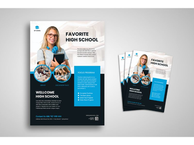 传单模板最喜欢的高中促销(Flyer Template Favourite High School Promotion)