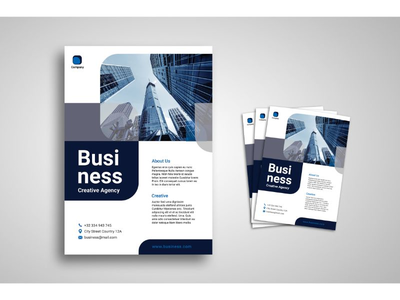 传单模板商业创意机构(Flyer Template Business Creative Agency)