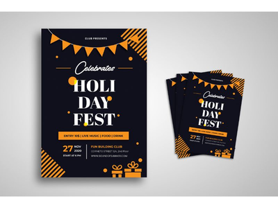 传单模板节日(Flyer Template Holidayfest)