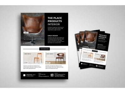 传单模板室内家具(Flyer Template Interior Furniture)