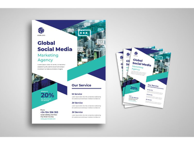 传单模板营销机构(Flyer Template Marketing Agency)