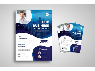 传单模板商务会议(Flyer Template Business Conference)