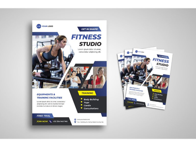 传单模板健身服务(Flyer Template Fitness Service)