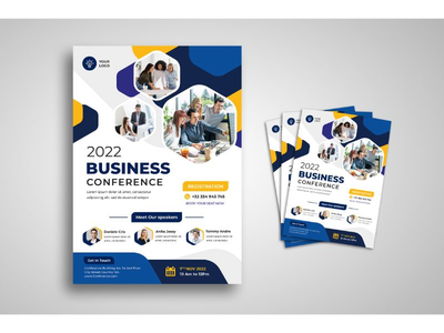 传单模板商务会议(Flyer Template Business Conference)