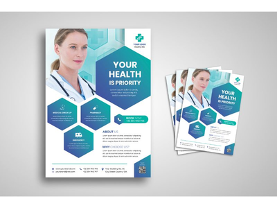 传单模板健康诊所(Flyer Template Health Clinic)