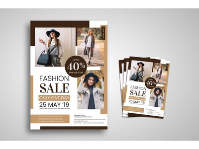 传单模板时尚想象风格(Flyer Template Fashion Imagination Style)