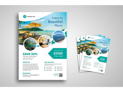 传单模板旅行假期(Flyer Template Travel Holiday)