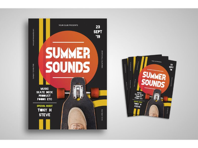 传单模板夏日之声(Flyer Template Summer Sound)