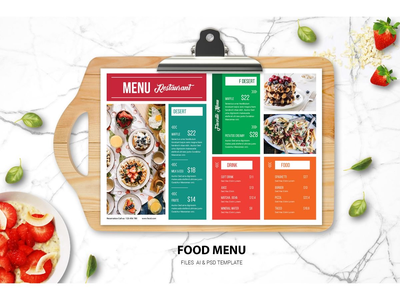 食物菜单模板(Food Menu Templates)