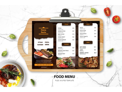 食物菜单模板(Food Menu Templates)