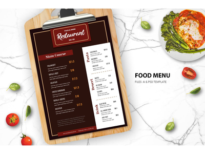 食物菜单模板(Food Menu Templates)