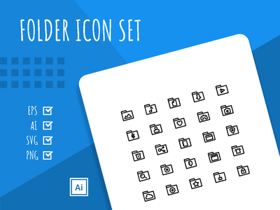 文件夹图标集(Folder Icon Set)