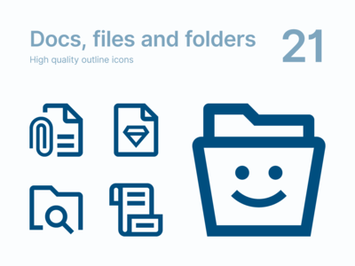 文件和文件夹图标，第 2 卷(Files and Folders icons, vol.2)