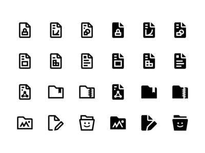 46 个文件和文件夹图标(46 Files and Folders Icons)