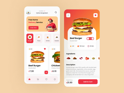 送餐应用(Food Delivery App)
