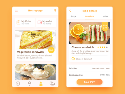 健康外卖应用(Healthy Takeaway App)