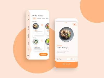 主页 食品和配送 Moblie Ui Kit(Home Food and Delivery Moblie Ui Kit)