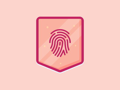 指纹登录填充图标(Fingerprint Login Filled Icon)