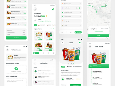 FoodCai - 送餐移动应用(FoodCai - Food Delivery Mobile App)