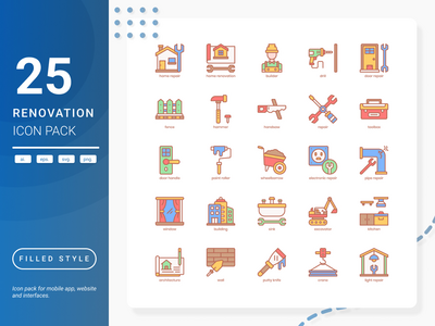 装修图标包(Renovation Icon Pack)