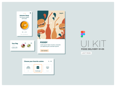 送餐 UI 套件(Food Delivery UI Kit)