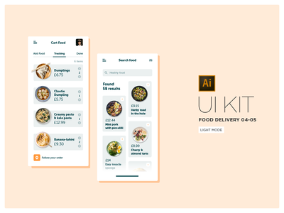 送餐 UI 套件(Food Delivery UI Kit)