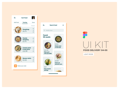 送餐 UI 套件(Food Delivery UI Kit)