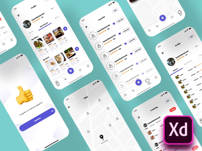 送餐 - UI 套件(Food Delivery - UI Kits)