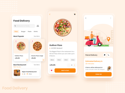 送餐应用(Food Delivery App)