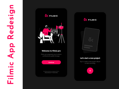 电影应用程序重新设计(Filmic App Redesign)
