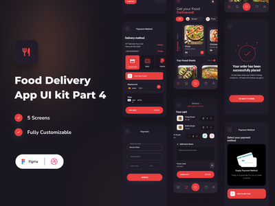 送餐移动应用程序设计第 4 部分(Food delivery Mobile app design part 4)