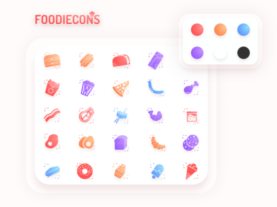 Foodiecons-字形图标集(Foodiecons - glyph icon set)