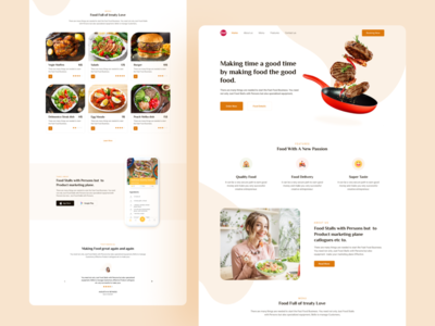 健康食品登陆页面(Healthy Food Landing Page)