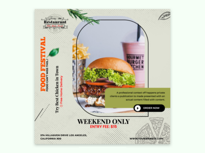 食品社交媒体活动(Food Social Media Event)