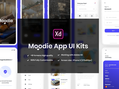 食品应用程序 - UI 套件(Food Apps - UI KITS)