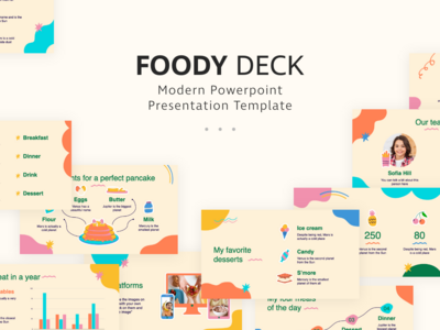 美食的PowerPoint演示模板(Foody PowerPoint Presentation Template)