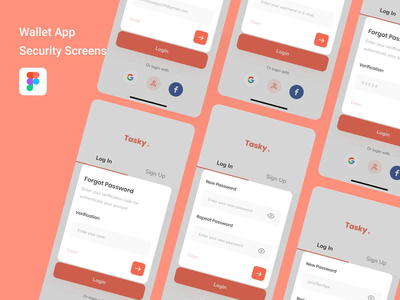 忘记密码用户界面屏幕(Forgot Password UI Screen)