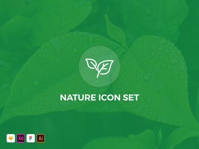 自然图标集(Nature Icon Sets)