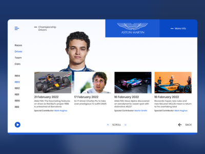 一级方程式登陆页面设计(Formula 1 Landing Page Design)