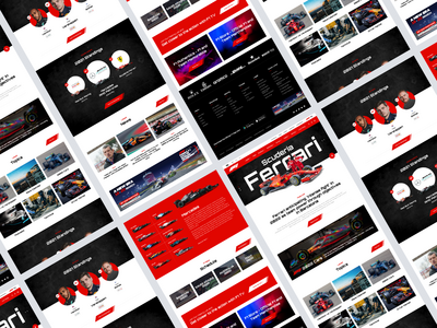 一级方程式网站主页重新设计(Formula 1 Website Homepage Redesign)