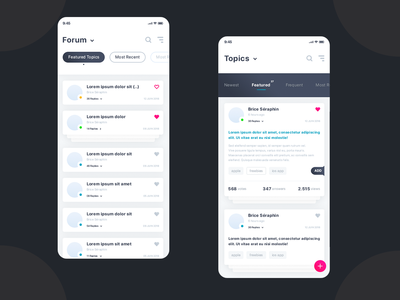 论坛和主题 iOS 应用程序(Forum And Topics iOS App)