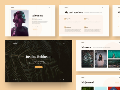 投资组合登陆页面(Portfolio landing page)
