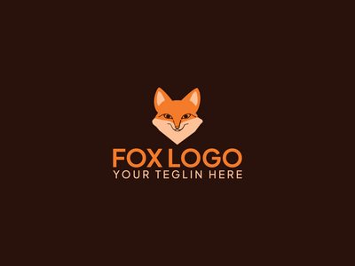 狐狸标志模板(Fox Logo Template)