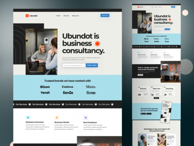 UbunDot 代理登陆页面(UbunDot Agency Landingpage)