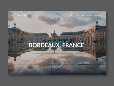 旅行网页登陆页面(Trip Web Landing Page)