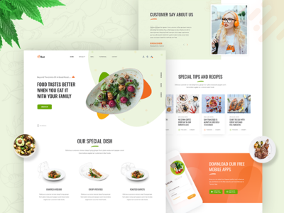 餐厅登陆页面(Restaurant Landing Page)