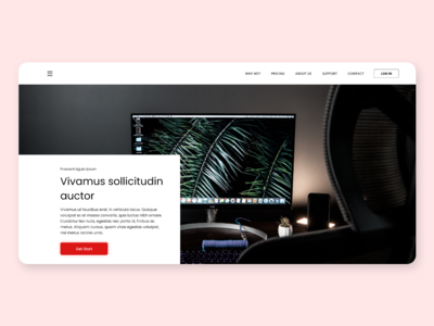 自由职业者网页登陆页面(Freelancing Web Landing Page)
