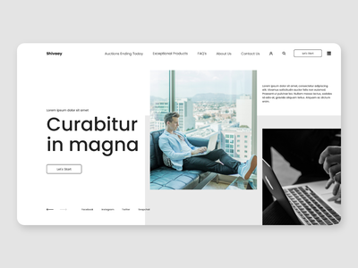 自由职业者网络概念(Freelancing Web Concept)