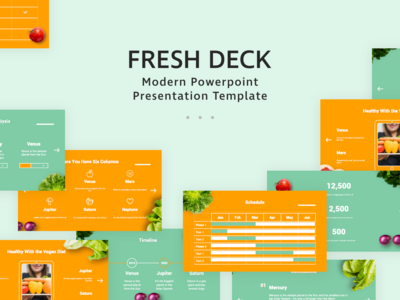 新鲜的PowerPoint演示模板(Fresh PowerPoint Presentation Template)
